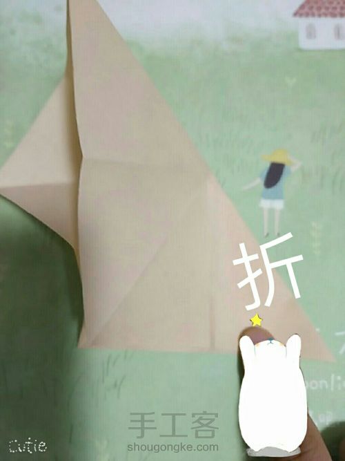 折纸樱花星🌸 第11步