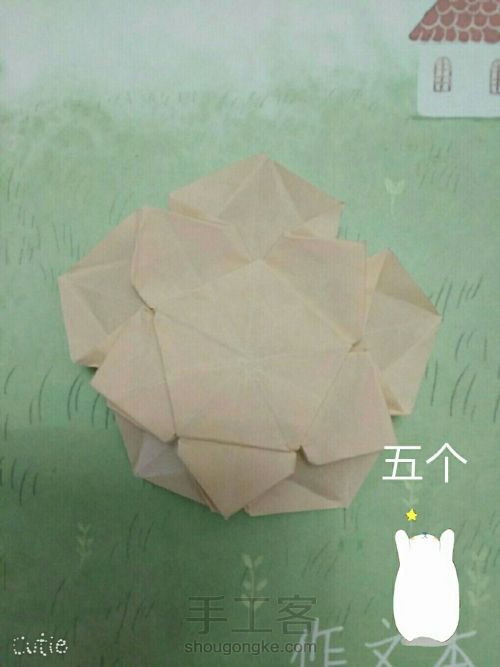 折纸樱花星🌸 第27步