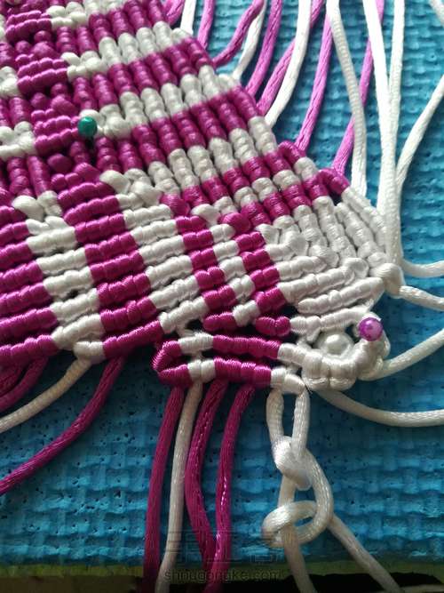 孔雀 摆台  三 第10步