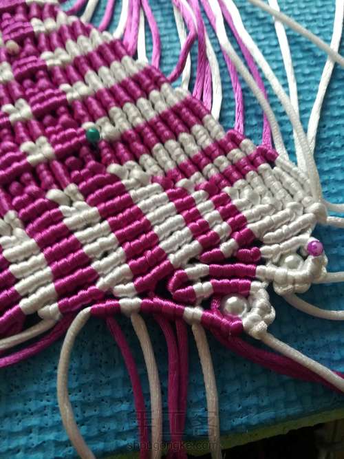 孔雀 摆台  三 第12步