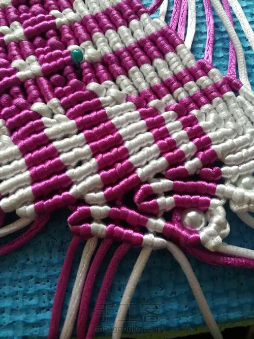 孔雀 摆台  三 第13步