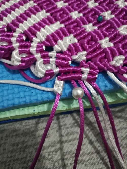 孔雀 摆台  三 第22步