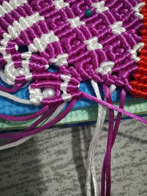 孔雀 摆台  三 第23步