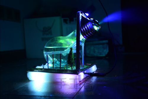 自制喷雾加湿器＋炫彩小夜灯 第1步