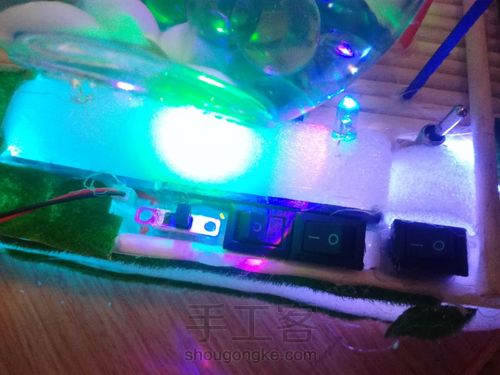 自制喷雾加湿器＋炫彩小夜灯 第14步