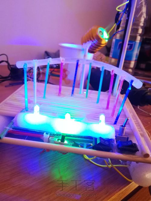 自制喷雾加湿器＋炫彩小夜灯 第8步