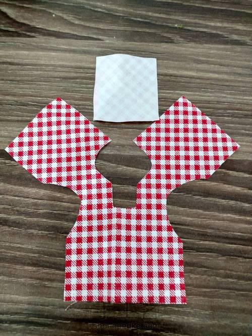 小布娃衣背心连衣裙 第3步