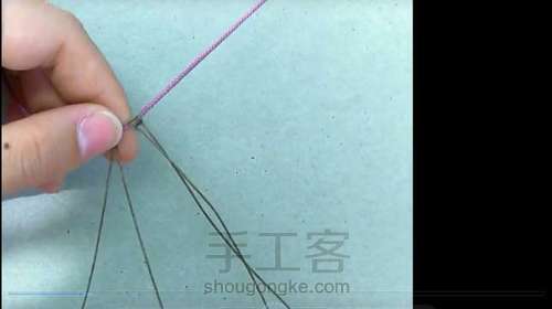 幻紫镂空 百搭项链绳 第5步