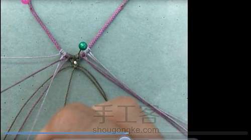 幻紫镂空 百搭项链绳 第13步