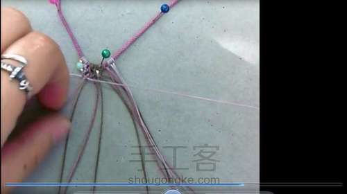 幻紫镂空 百搭项链绳 第23步