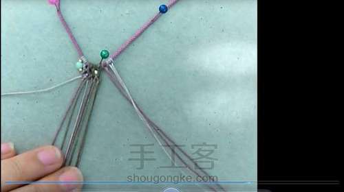 幻紫镂空 百搭项链绳 第24步