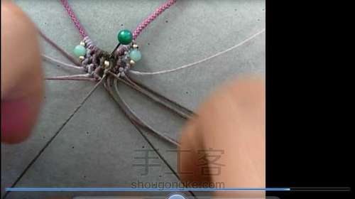 幻紫镂空 百搭项链绳 第31步