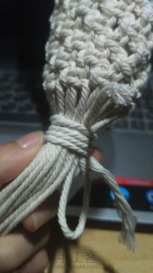 棉绳挂篮 第28步