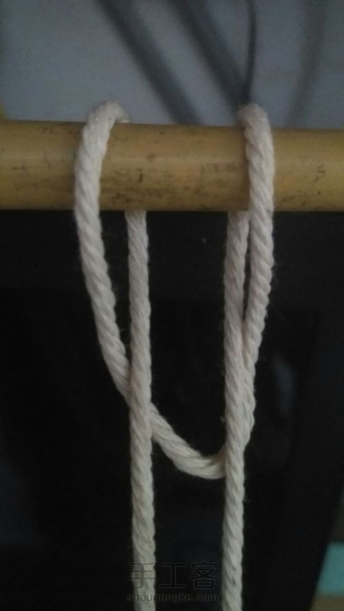 棉绳挂篮 第4步