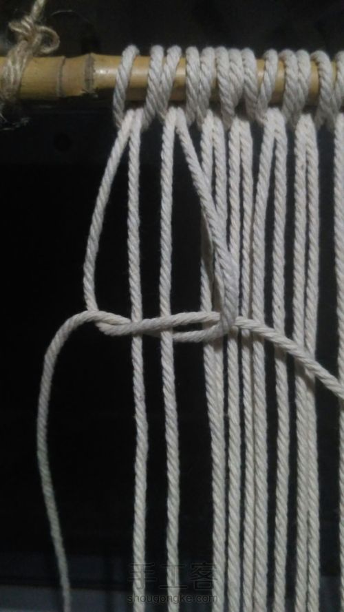 棉绳挂篮 第7步