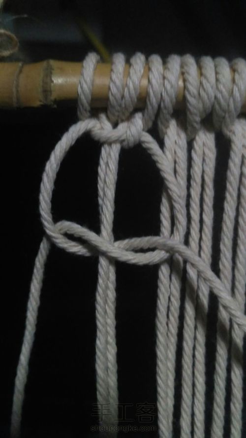 棉绳挂篮 第8步