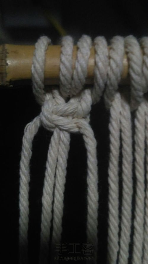 棉绳挂篮 第9步