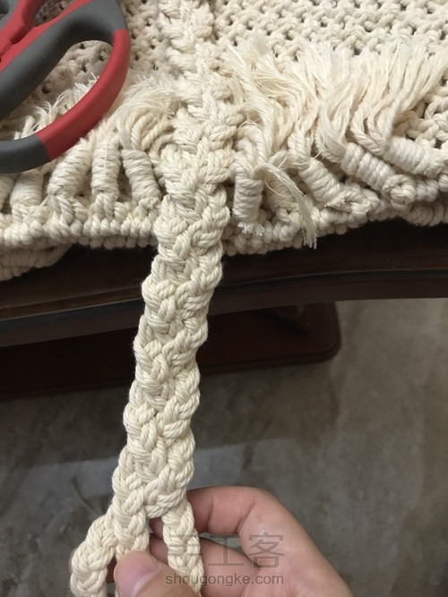 手工编织包包 第11步