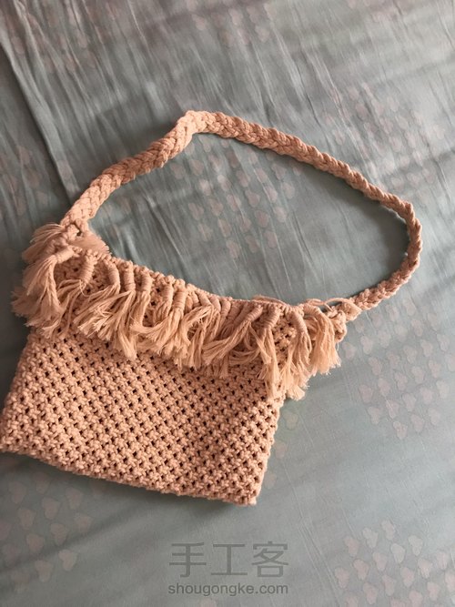 手工编织包包 第14步