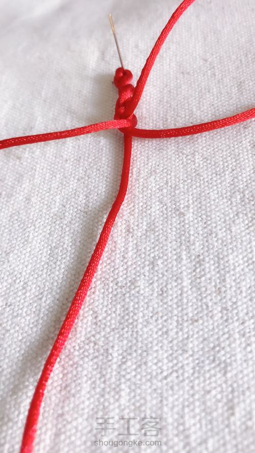 四股辫儿手链 第5步