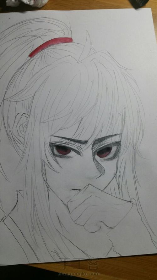 总觉得对不起大家，上色（1） 第4步