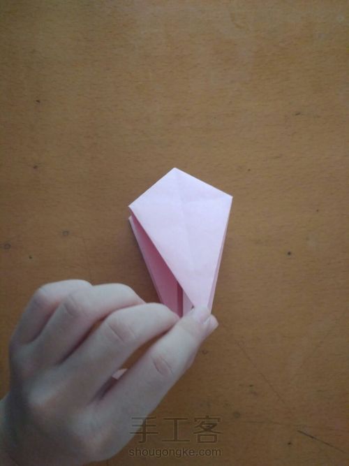 折纸旋转玫瑰 第5步