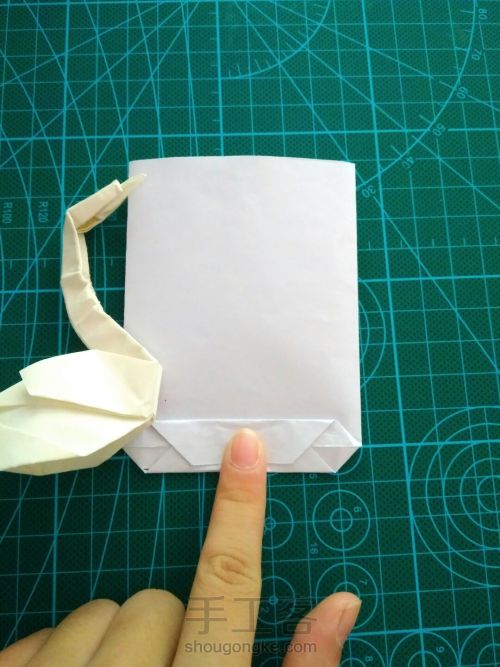 自制折纸包装袋 第14步