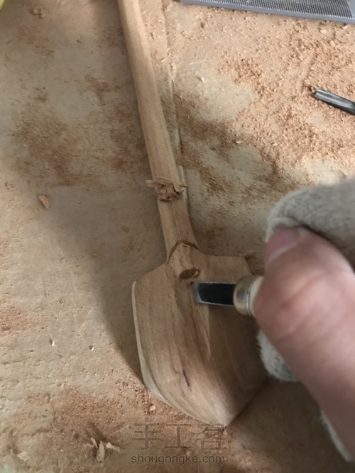 拐枣木铲铲 第5步