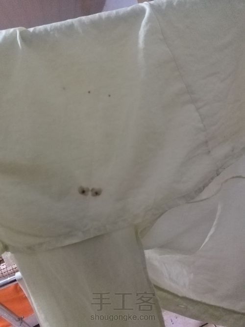 艾草染的麻布长衫 第7步