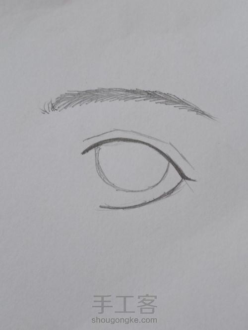 铅笔眼睛 第3步