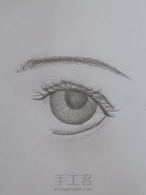 铅笔眼睛 第5步
