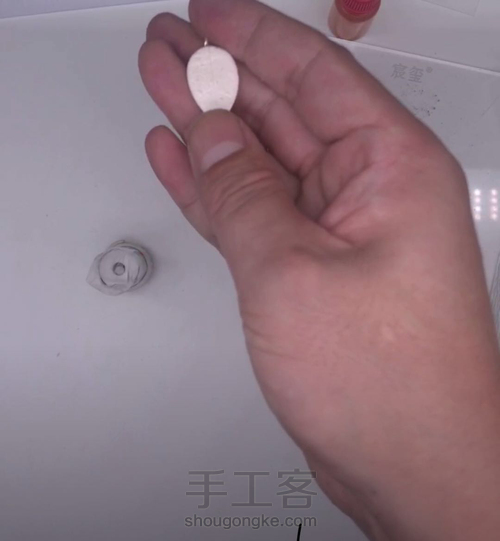 DIY银粘土叶脉项链制作过程 第10步