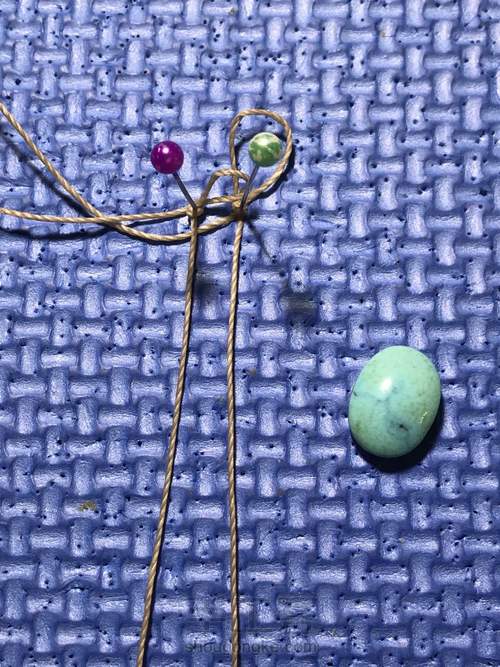 原创花式胸针 第2步