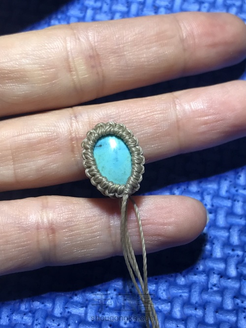 原创花式胸针 第7步