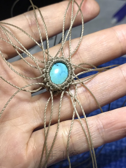 原创花式胸针 第8步