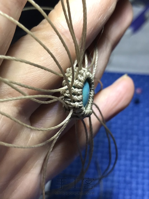 原创花式胸针 第9步