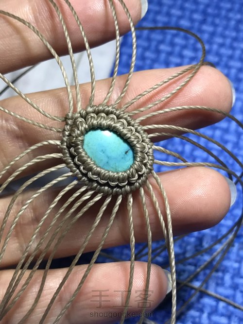 原创花式胸针 第10步