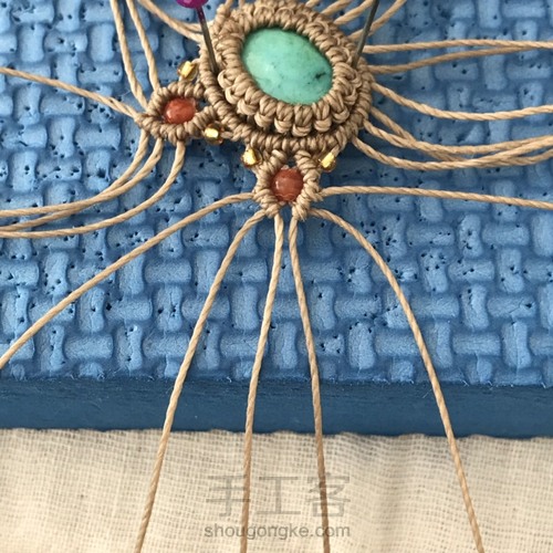 原创花式胸针 第20步