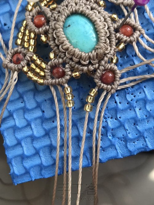 原创花式胸针 第25步