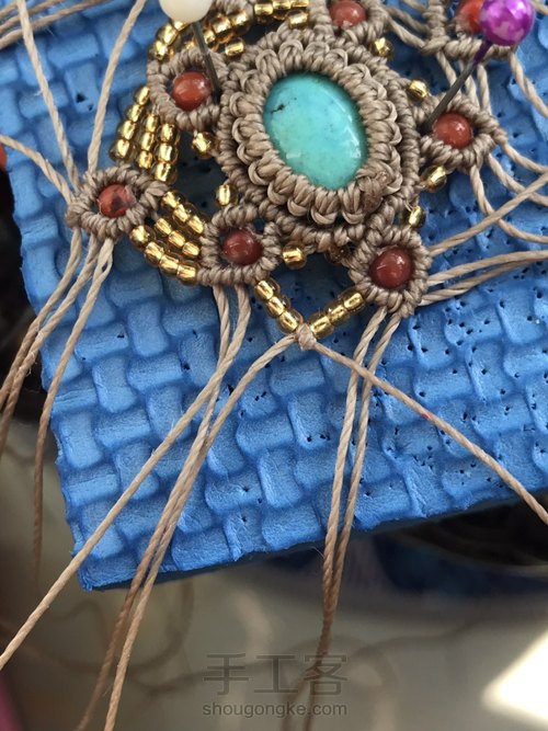 原创花式胸针 第26步