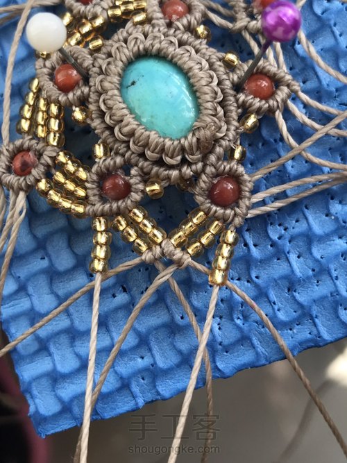 原创花式胸针 第28步