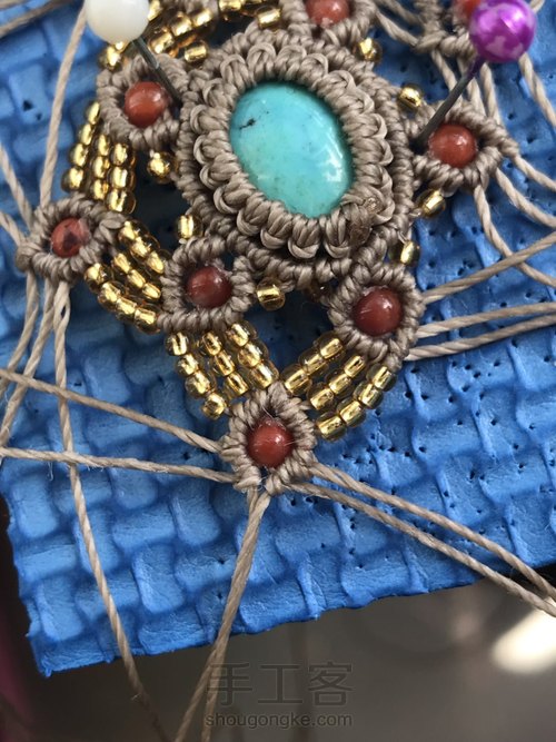 原创花式胸针 第31步