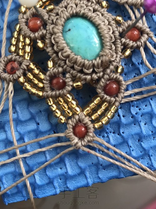 原创花式胸针 第32步