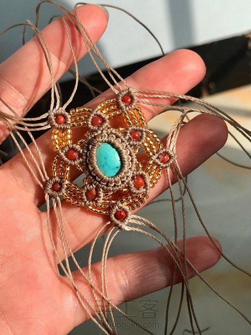 原创花式胸针 第34步