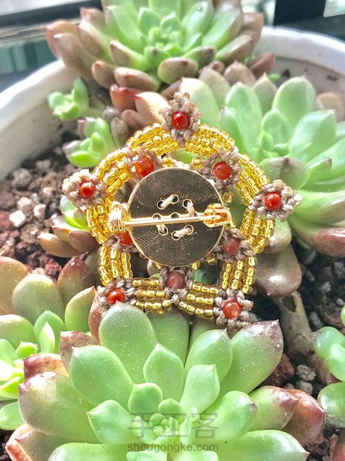 原创花式胸针 第36步