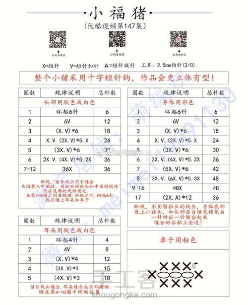 来自网络的各种钩针教程 第30步