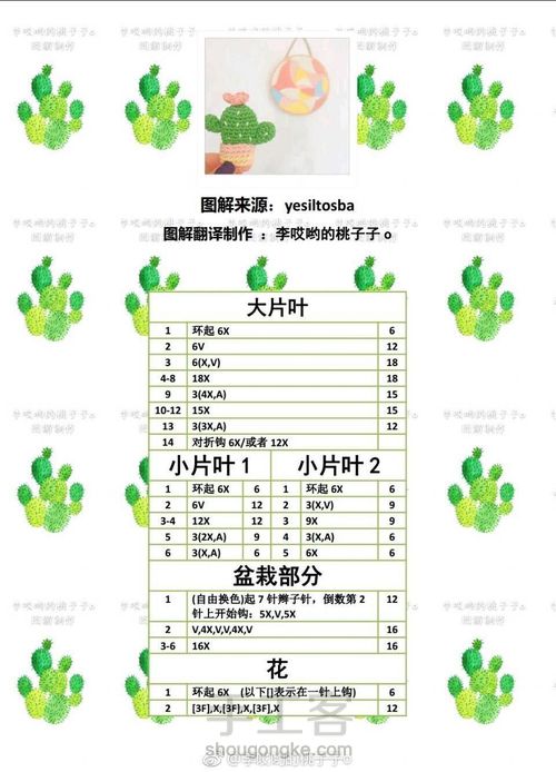 来自网络的各种钩针教程 第8步