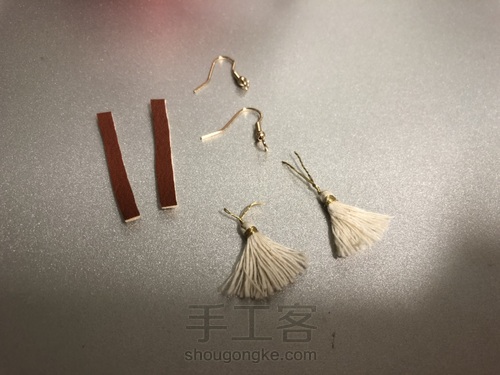 ins风个性耳坠 第3步