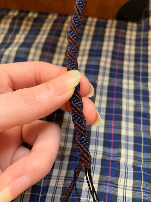 项链绳结 第13步