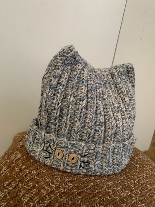 儿童猫耳帽 第4步